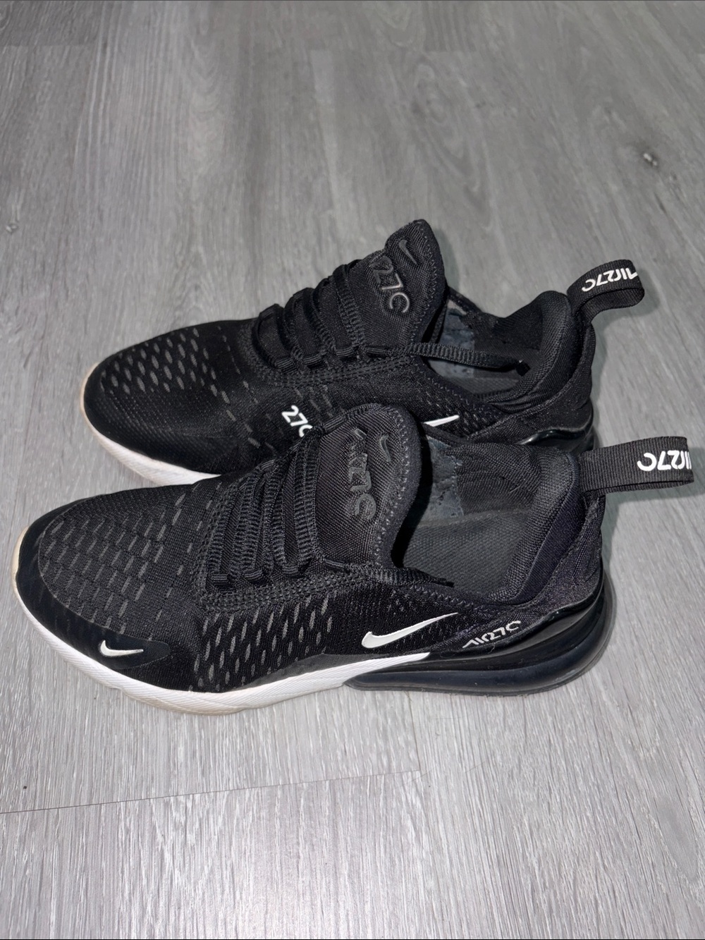 Nike Air Max Black with White Accents Men's Sneakers